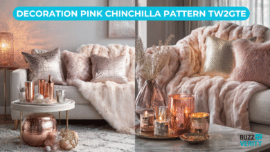 Decoration Pink Chinchilla Pattern TW2GTE